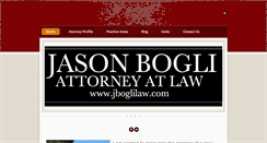 Desktop Screenshot of jboglilaw.com